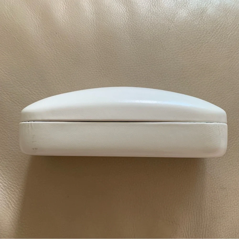 Calvin Klein White Sunglasses Case Only Black Interior Like New